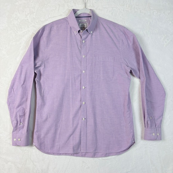 Jos. A. Bank Other - Jos A Bank 1905 Shirt Men Large Purple Excellent Tailored Fit Button Down Oxford